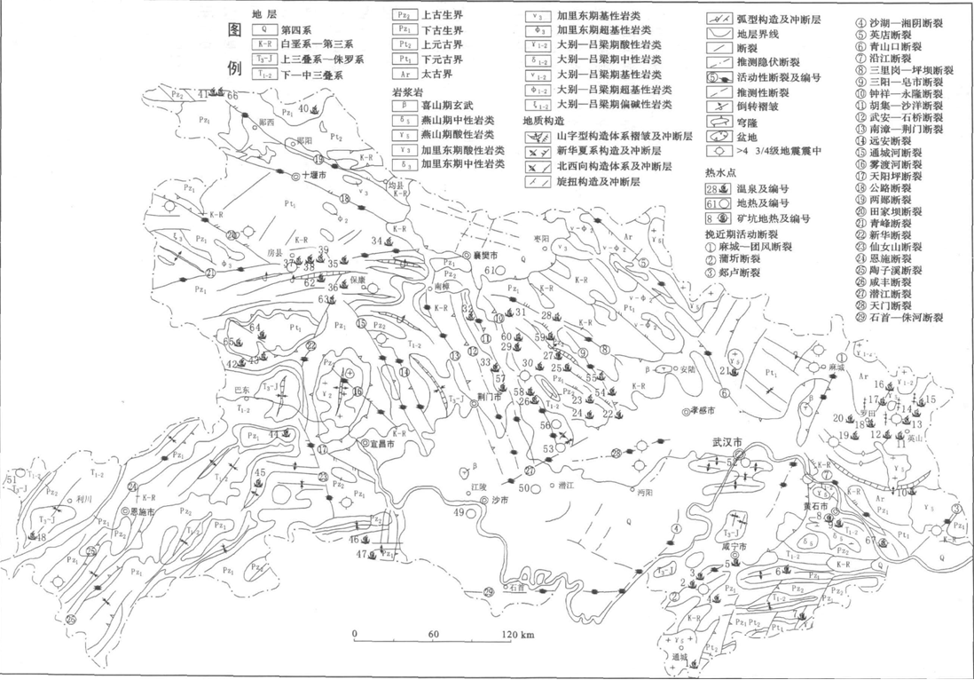 湖北省地?zé)豳Y源分布規(guī)律-地?zé)衢_發(fā)利用-地大熱能